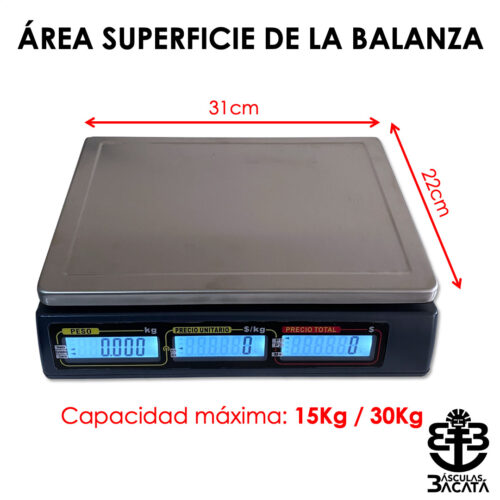 Balanza Liquidadora Sistema POS RS232 CPT20 Certificada TEK - Imagen 2