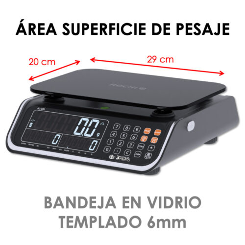 Balanza Digital De Mesa Cuenta Piezas ROCHI bandeja